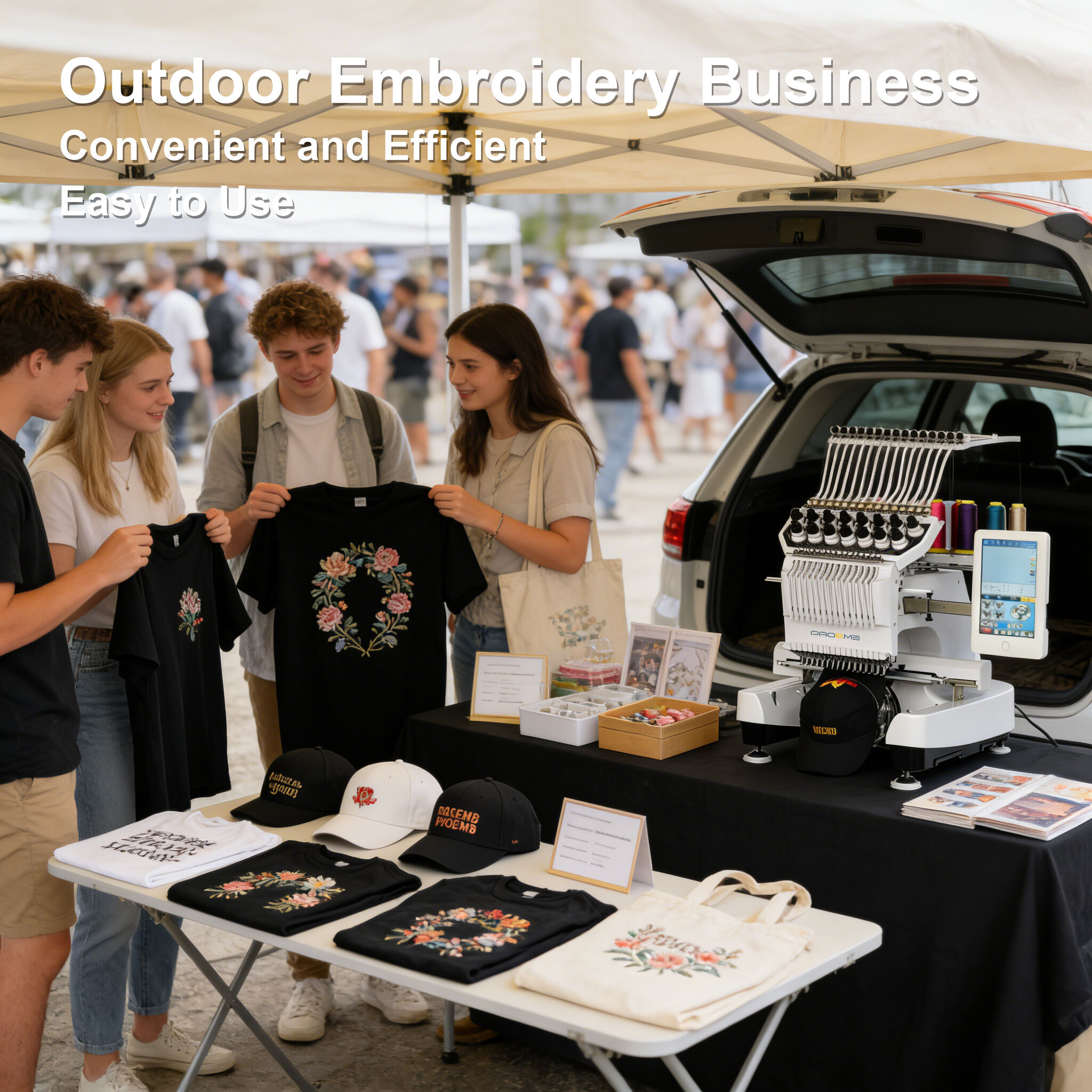 Как едноглавата машина за бродиране поддържа бродиране върху множество материали