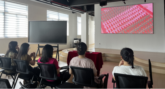 PROEMB Embroidery Machine Company Organizes Employees to Watch 9/3 Military Parade