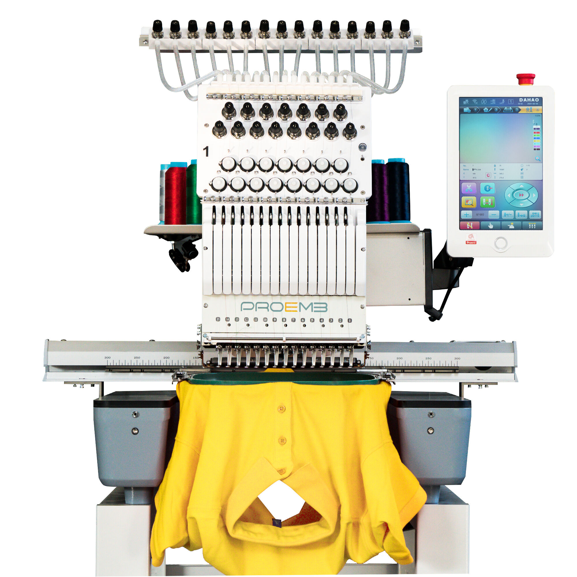 PROEMB Υψηλής Ταχύτητας Μονοκεφαλής Αρχικού Επιπέδου Μηχανή Ηλεκτρονικής Ενσωμάτωσης για Πλάτα και Τ-Σάρτς