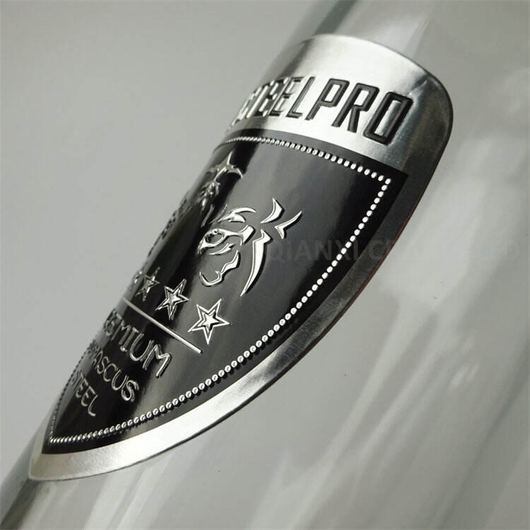 Custom Laser Shiny Stickers PC PVC Labels With Thick Back Vinyl Holographic Sticker