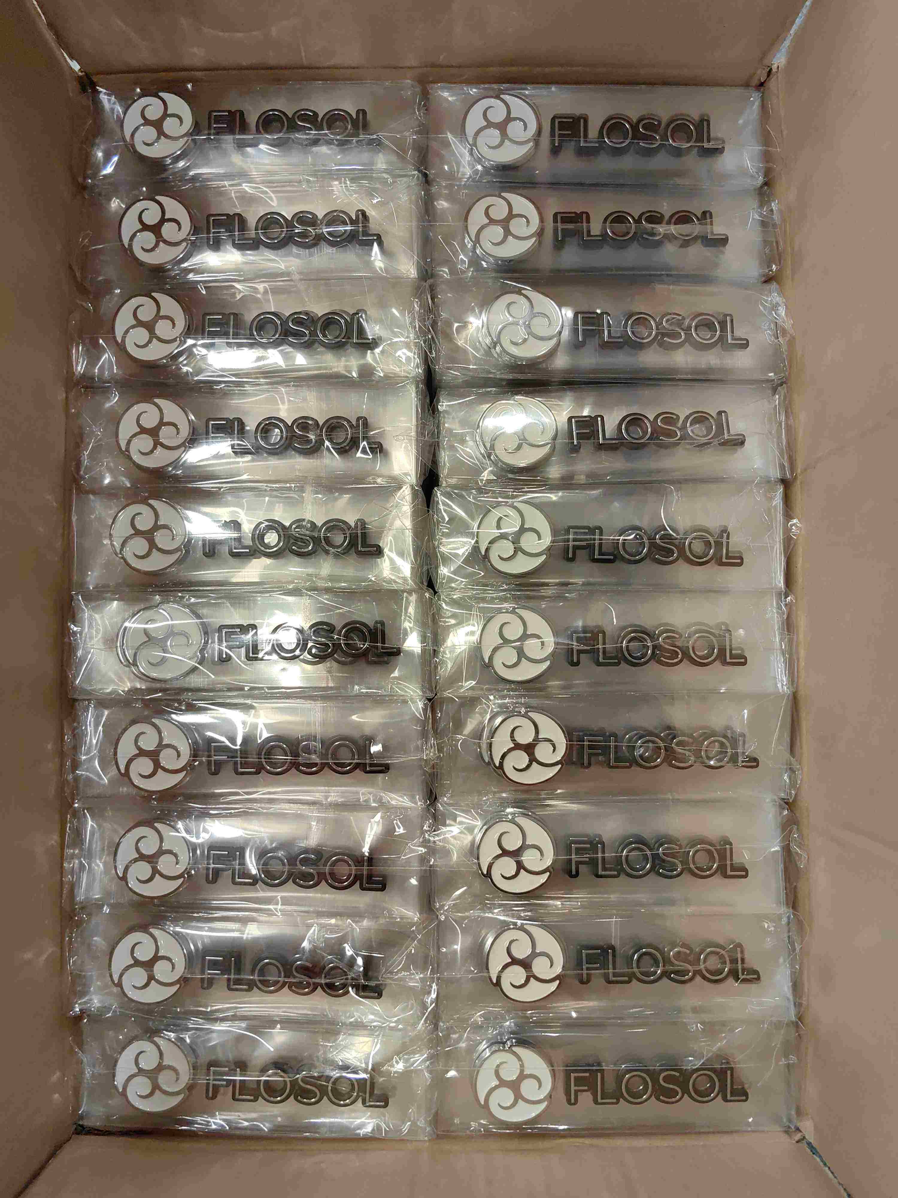 custom production case of abs chrome plated emblem-3
