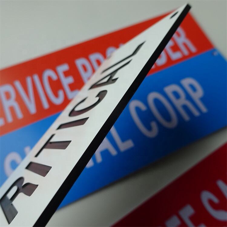 When should you choose traffolyte nameplate over metal?