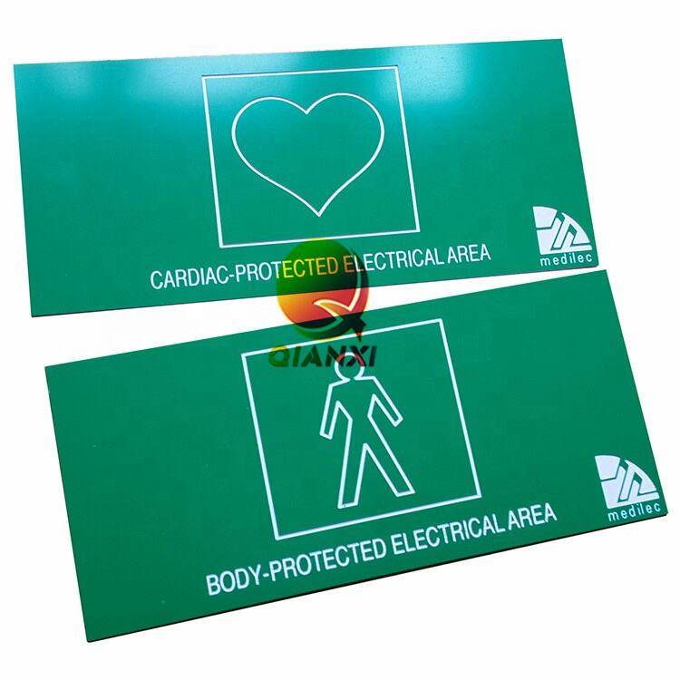 Adhesive Traffolyte Name Plate Plastic Engraving Sign Electrica Valve Labels Maker Engraved Traffolyte Tags