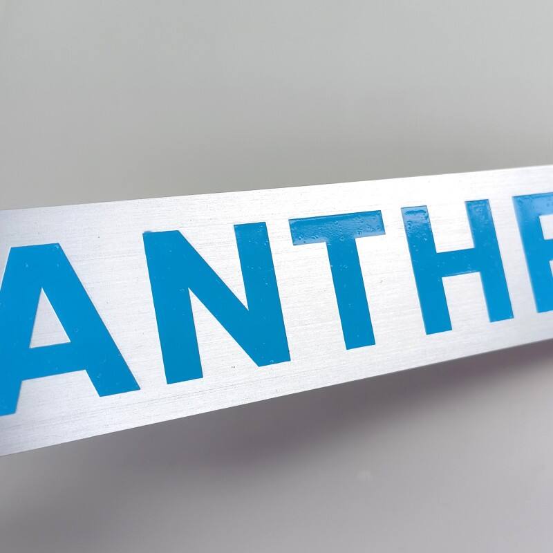 Most Popular Metal Plate Logo Sticker Adhesive Aluminium Logo Plate Stainless Steel Nameplate