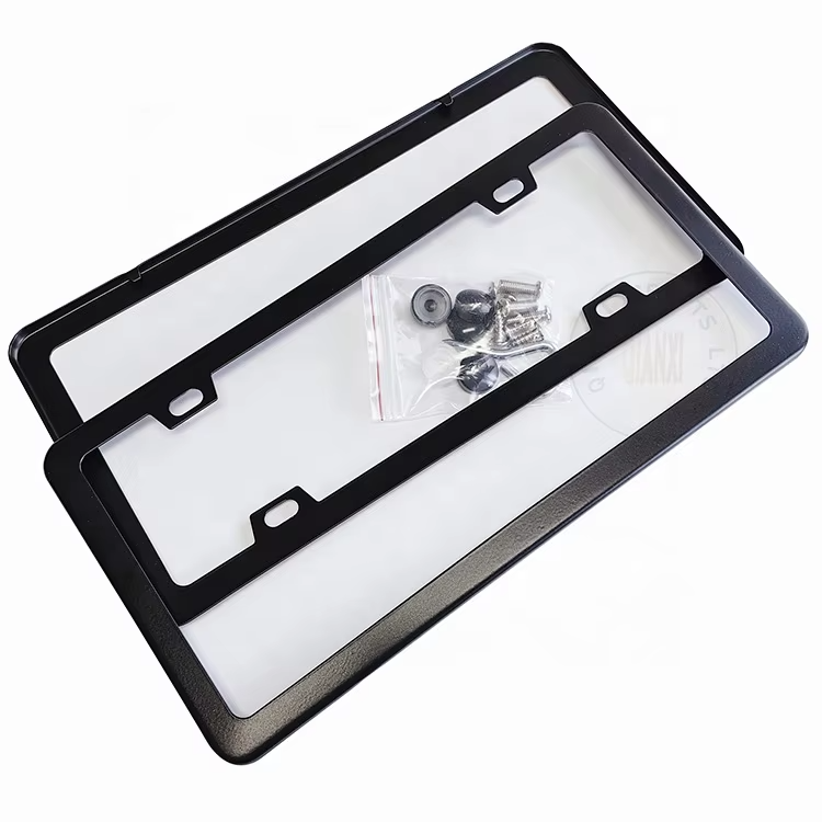 License Plate Frame Custom Cartoon Decorative Anime Adjustable Plate Holder Car Number Plates Rack