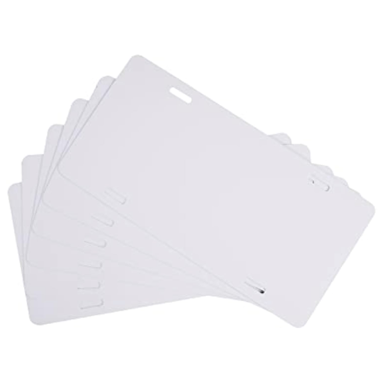 Metal Aluminum Sublimation License Plate Blank European Car Front License Plate Tags Sign Board for Custom Design