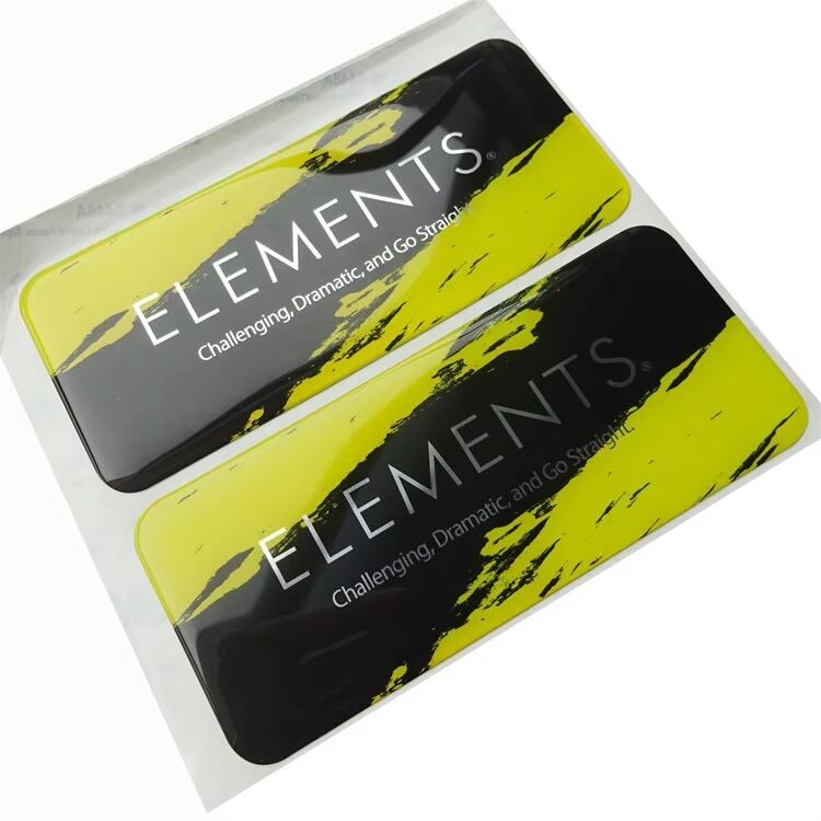 Custom Printing Machine Doming Tag Clear Polyurethane Labels Epoxy Resin Dome 3d Stickers