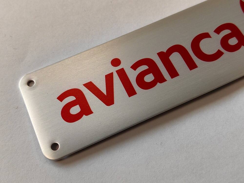 Almajdouie Stainless Steel Etched & Filled Nameplate Replication Customization Case