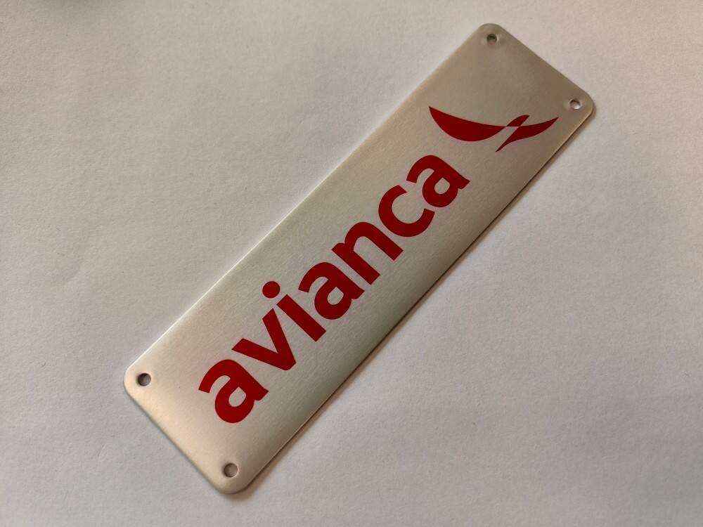 Almajdouie Stainless Steel Etched & Filled Nameplate Replication Customization Case