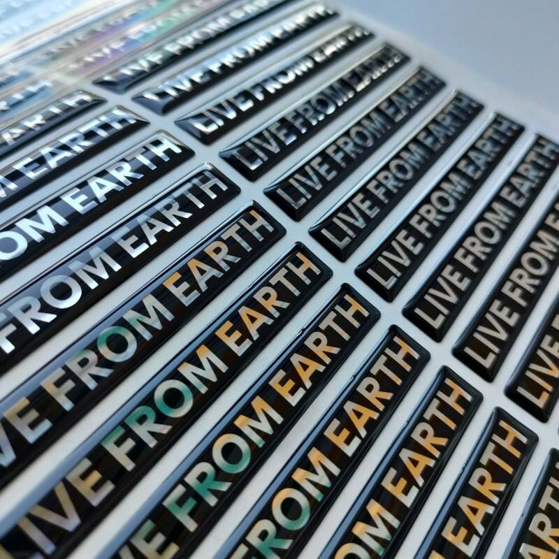 Printing 3d Bubble Doming Decal Adhesive Liquid Pu Gel Badge Polyurethane Resin Domed Vintage Embossed 3D Epoxy Resin Sticker