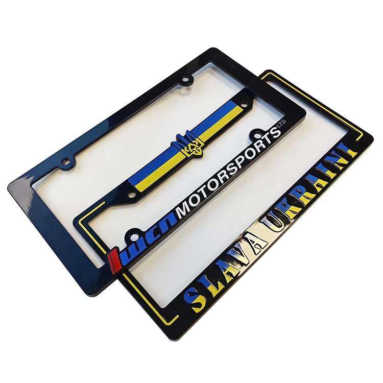 Personalized Licence Plate Cover Car Number Plate Holder Custom Plastic License Plate Frames