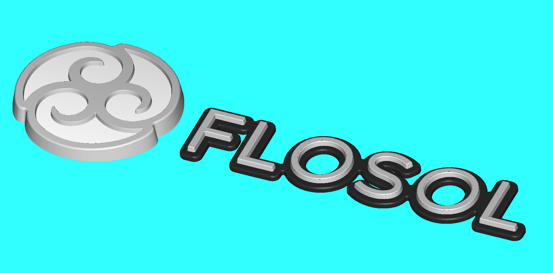 custom production case of abs chrome plated emblem-2