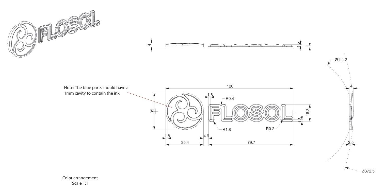 custom production case of abs chrome plated emblem-1