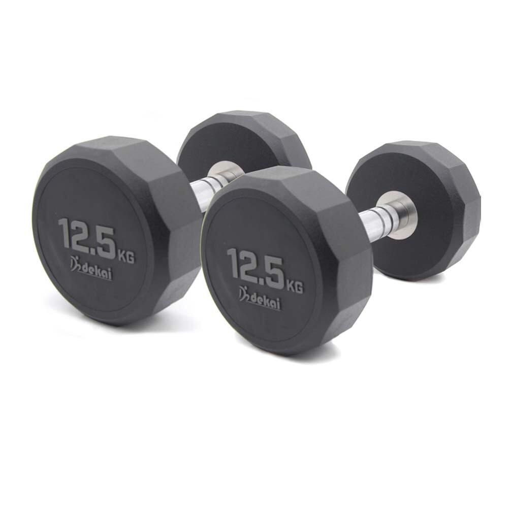 Experience Durable Comfort with DEKAI Rubber Dumbbells—Premium Free Weights Engineered for Results-driven Strength Training