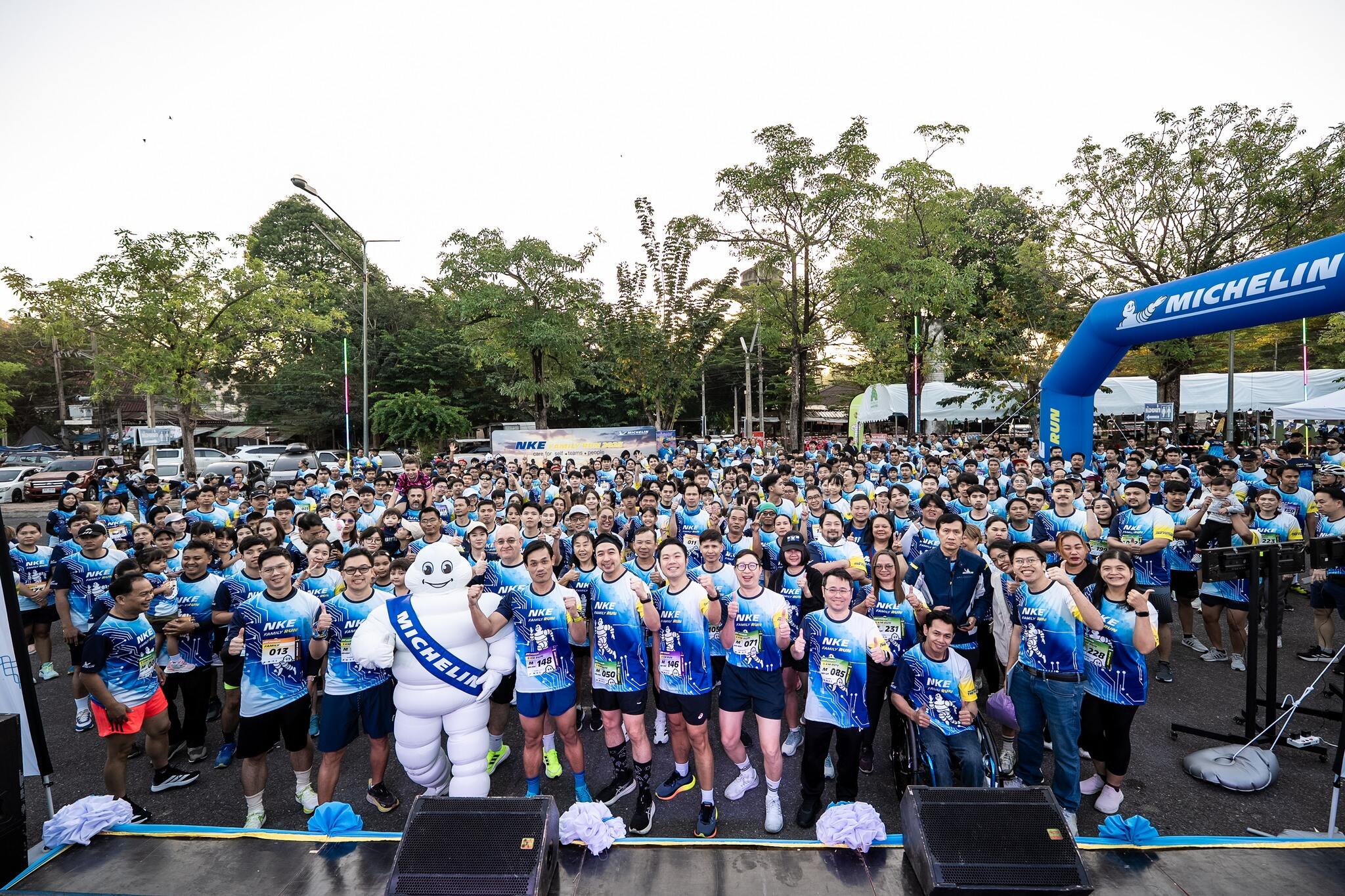 In 2025, the charity run event organized by NKE FARMILY RUR (Thailand)