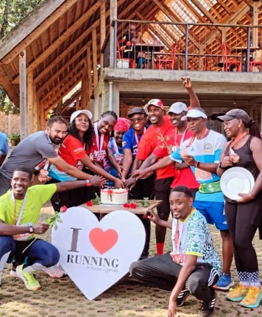 2026 Uganda Valentine's Day Fun Run Marathon Medal