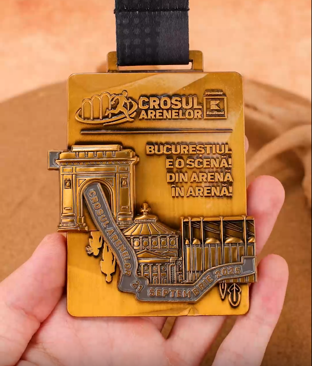 CROSUL ARENELOR: Medalja Bukureštanske veličine - Zlatni lukovi i neoklasične kupole na crnoj trake