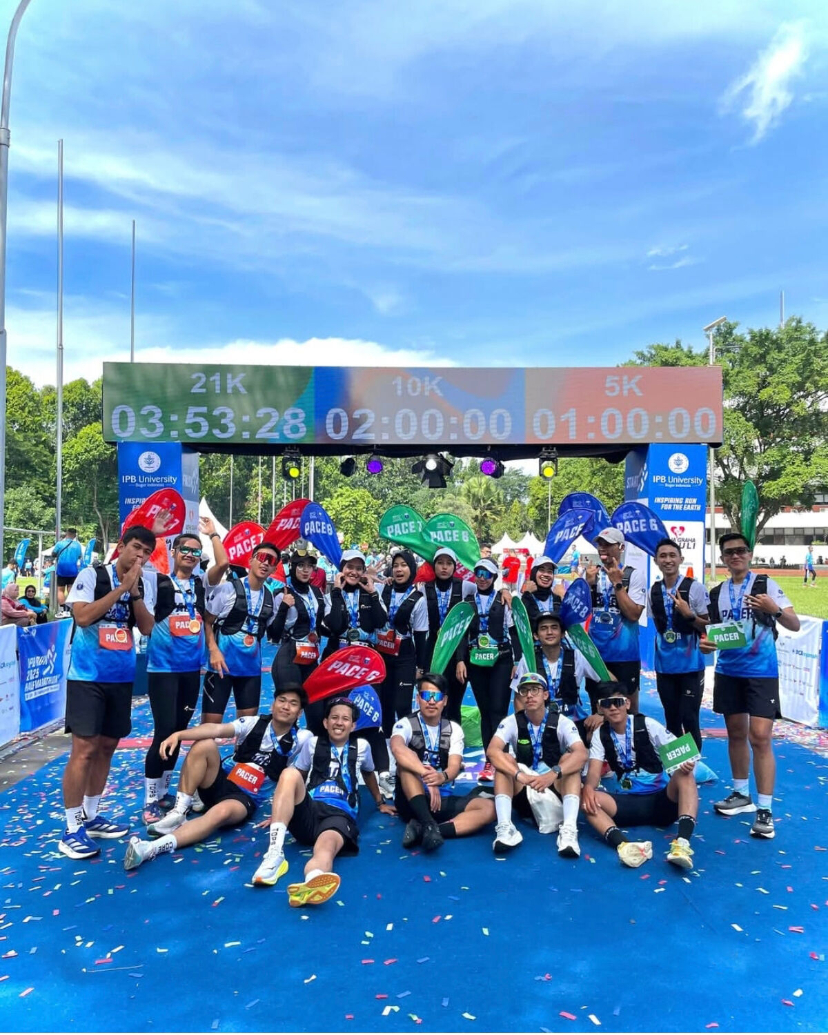 Event medals for the 2025 Indonesia Half Marathon