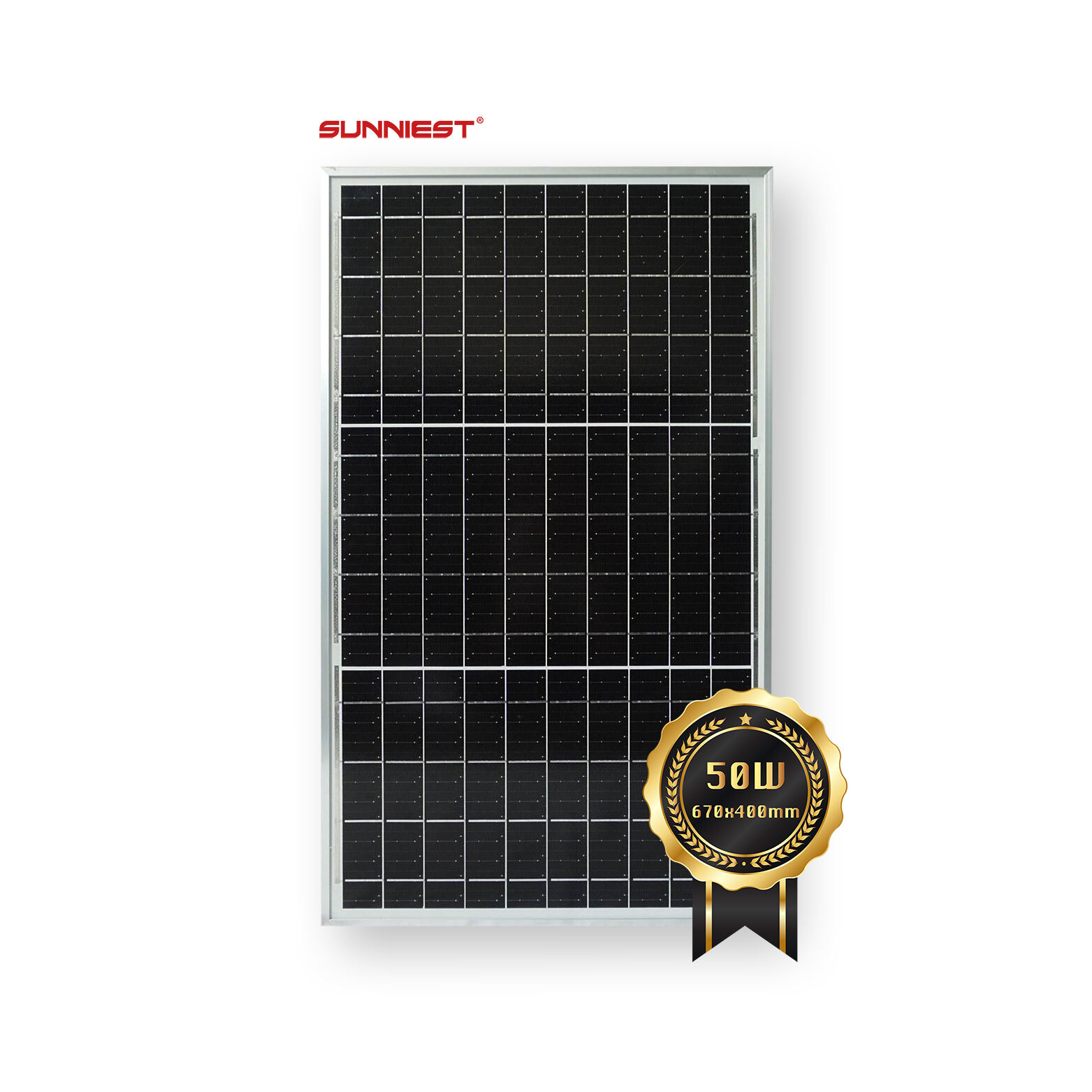 50Watt 17.5V Small Size Solar Panel Mono PV Module Panel Wholesale Waterproof For Camping Use