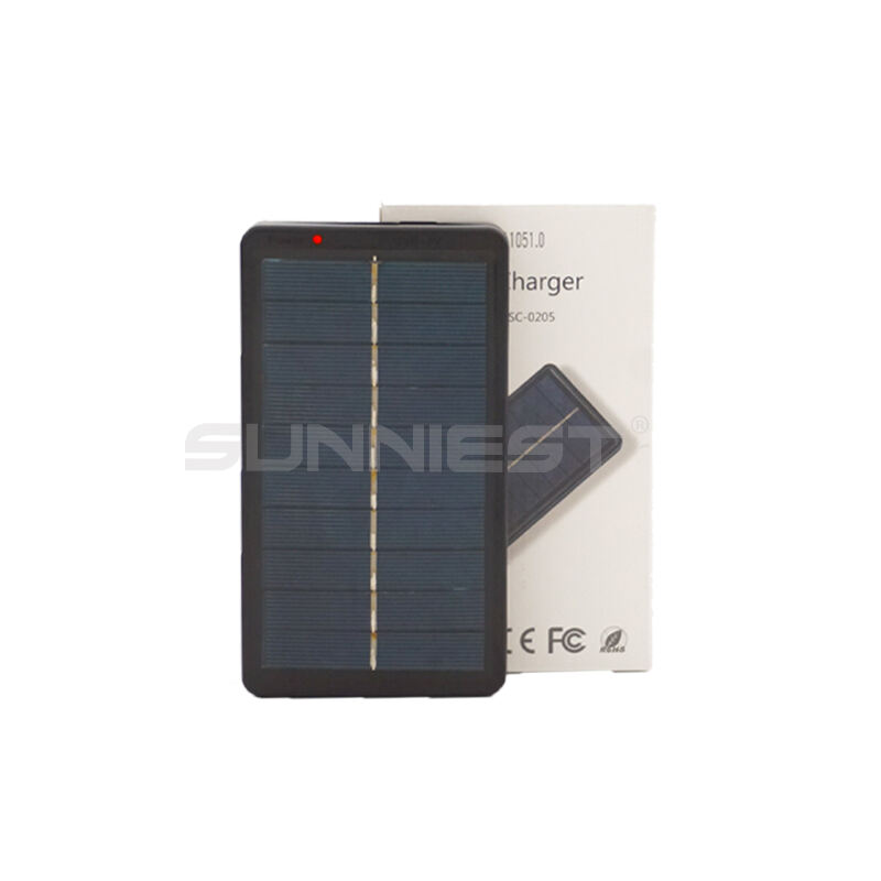 Multifunctional 2W Portable Solar Panel Power Bank for Charging Rechargeable 18650 Batteries