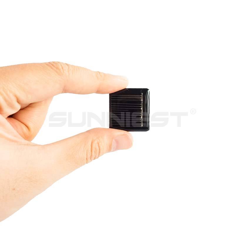 Epoxy Button Size 0.06W 25x27 2V 30mA Super Tiny Solar Panels for DIYs