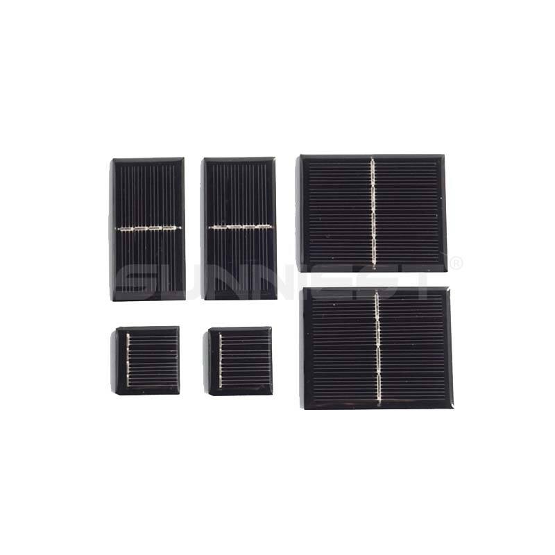 Epoxy Customized Sizes Mini Tiny Solar Panels for DIYs and Crafts