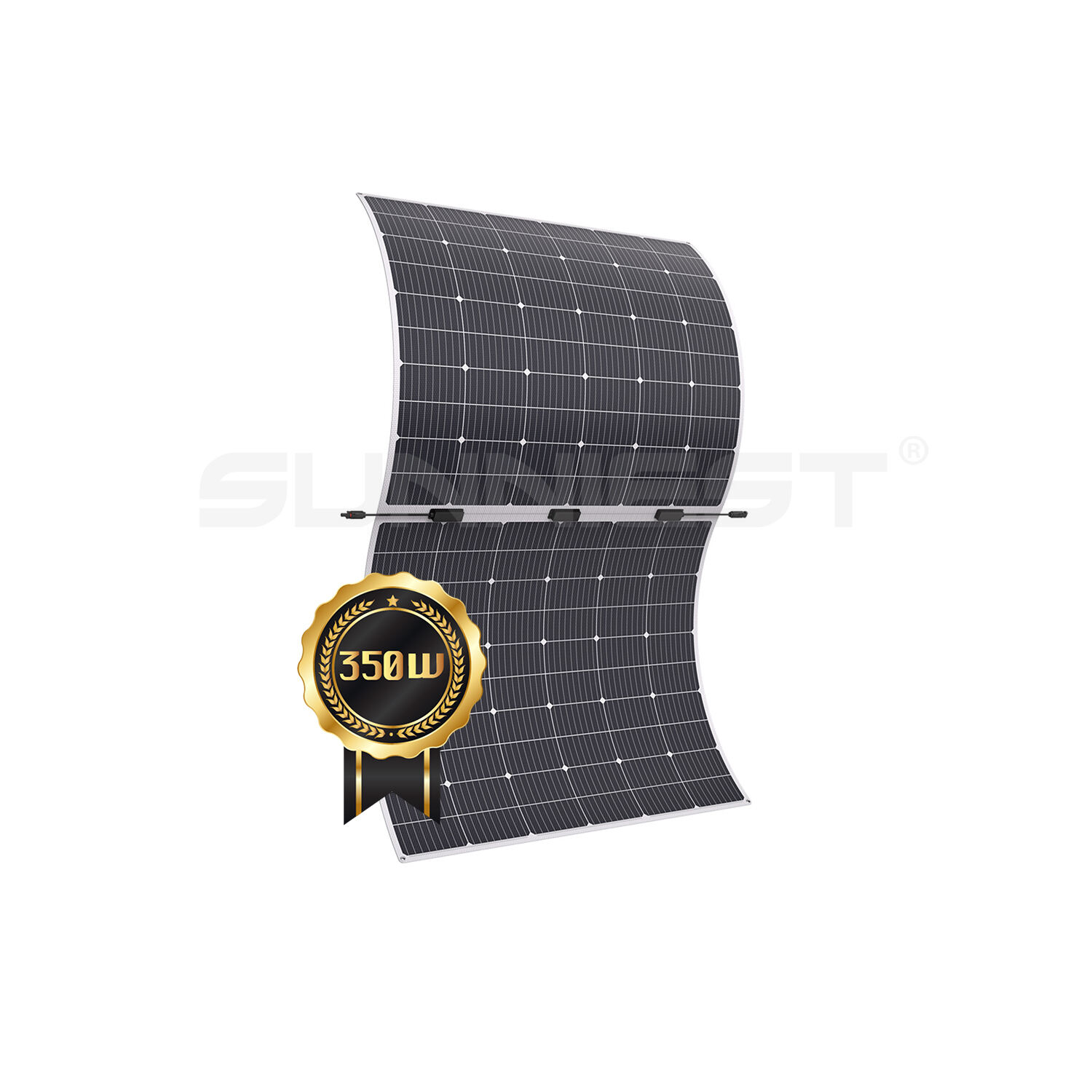 ETFE Monocrystalline Bendable Semi Rigid Flexible Solar Panels for Roof Balcony RVs