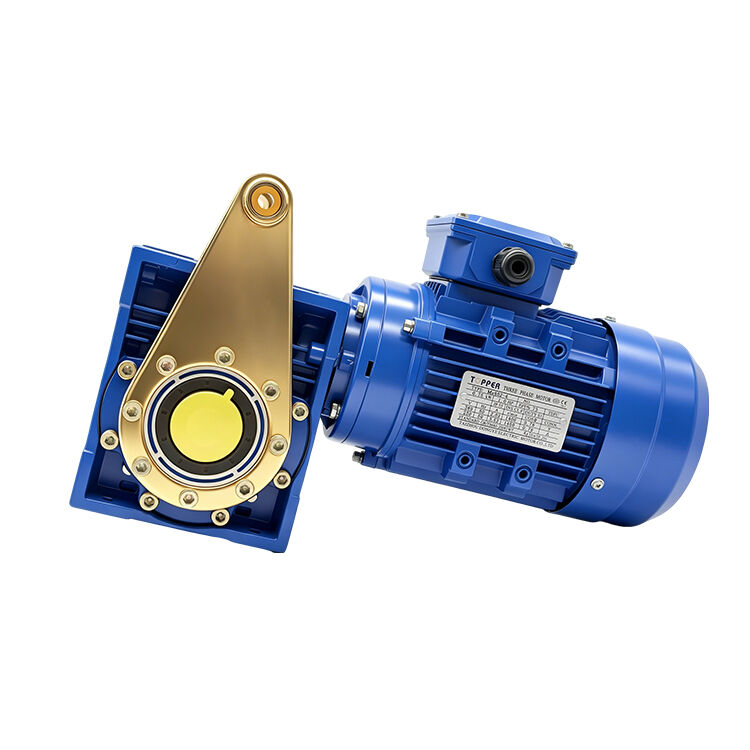 Topper Direct Sale 1HP Aluminum Shell Worm Gearbox Reduction Motor RV50-150NMRV Farm Use Flanged Shaft Customized ODM