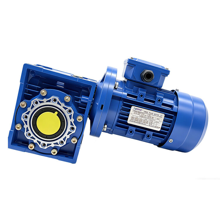 Worm Gear Motor Output Speed Ratio Range 7.5:40 Worm Speed Reducer Motor Gearbox Horizontal and Vertical Worm Gear Box