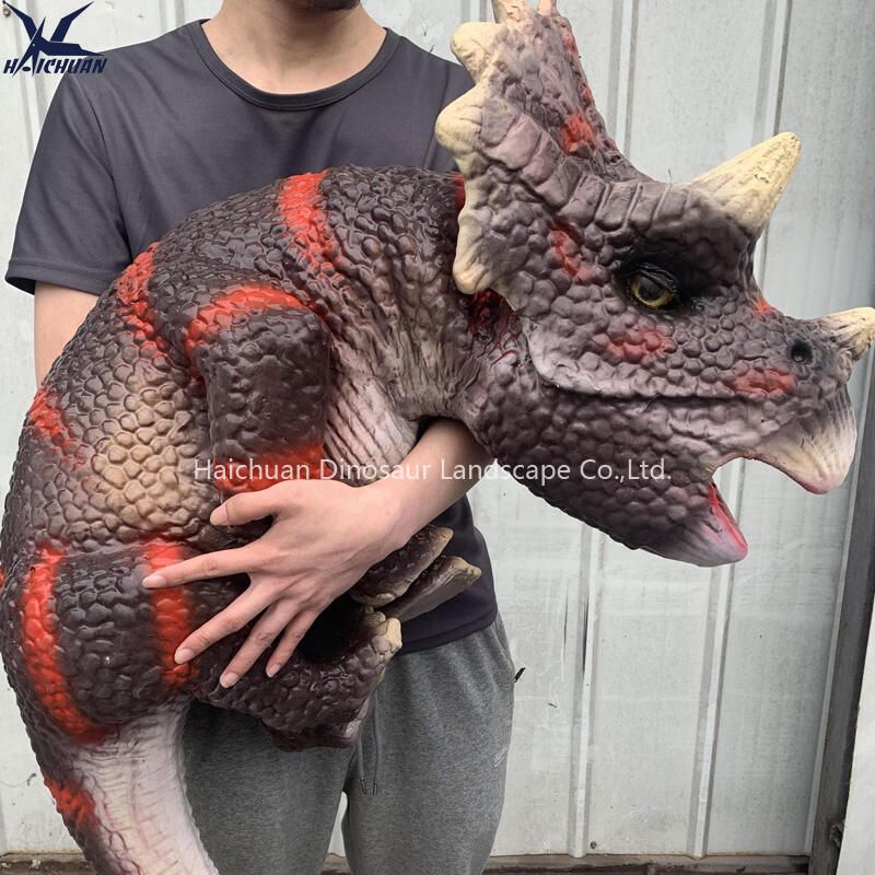 Animatronic Realistic Baby Dinosaur Puppet Hand Control for Sale