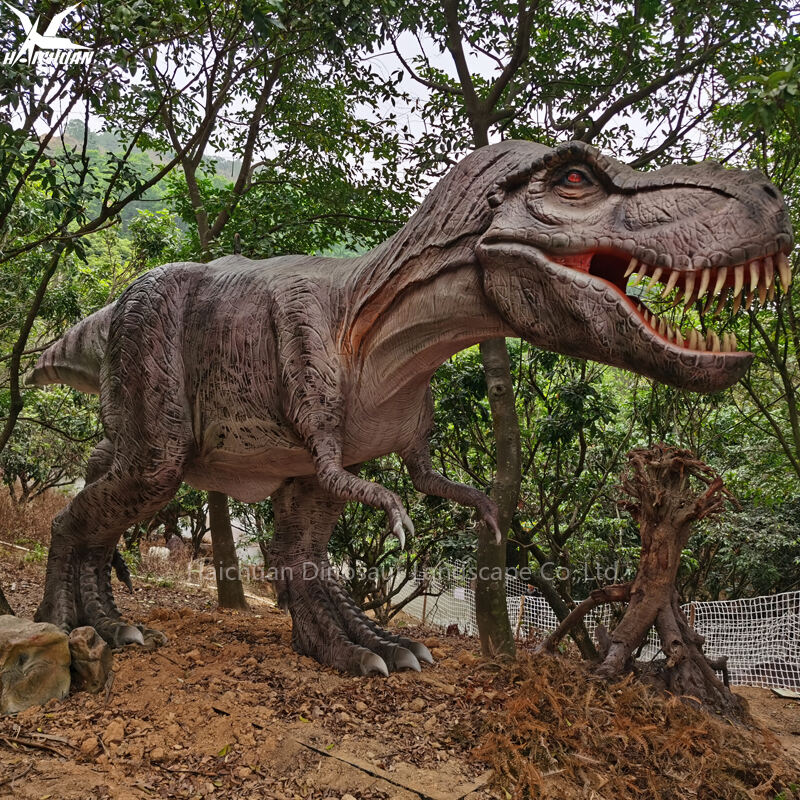 Animatronic T-REX Dinosaur Statue for Forest Jungle Park Display