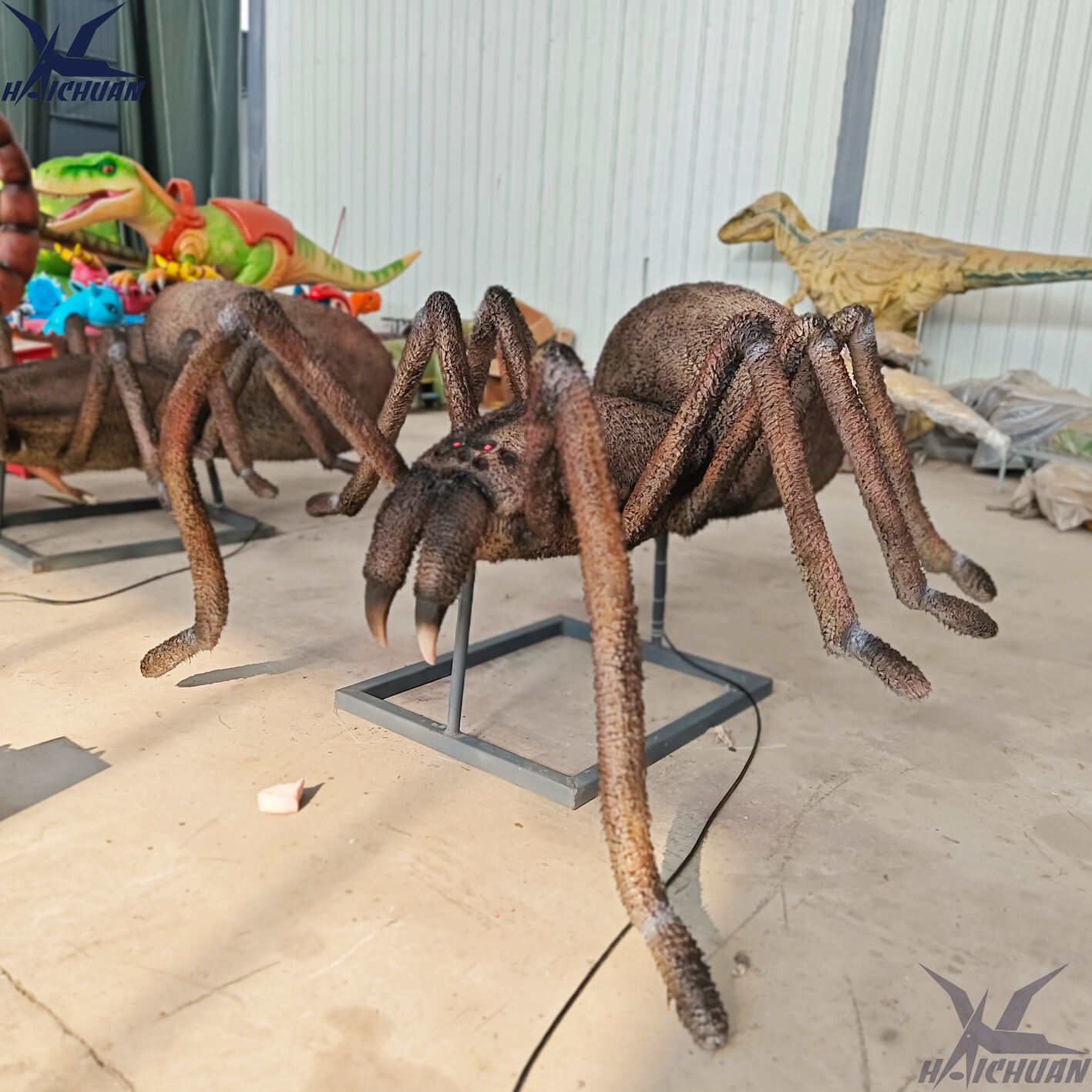 2024 Haute Simulation Insecte Réel en Mouvement Grand Arachnide Animatronique Taille Réelle Robot pour Décoration d'Halloween