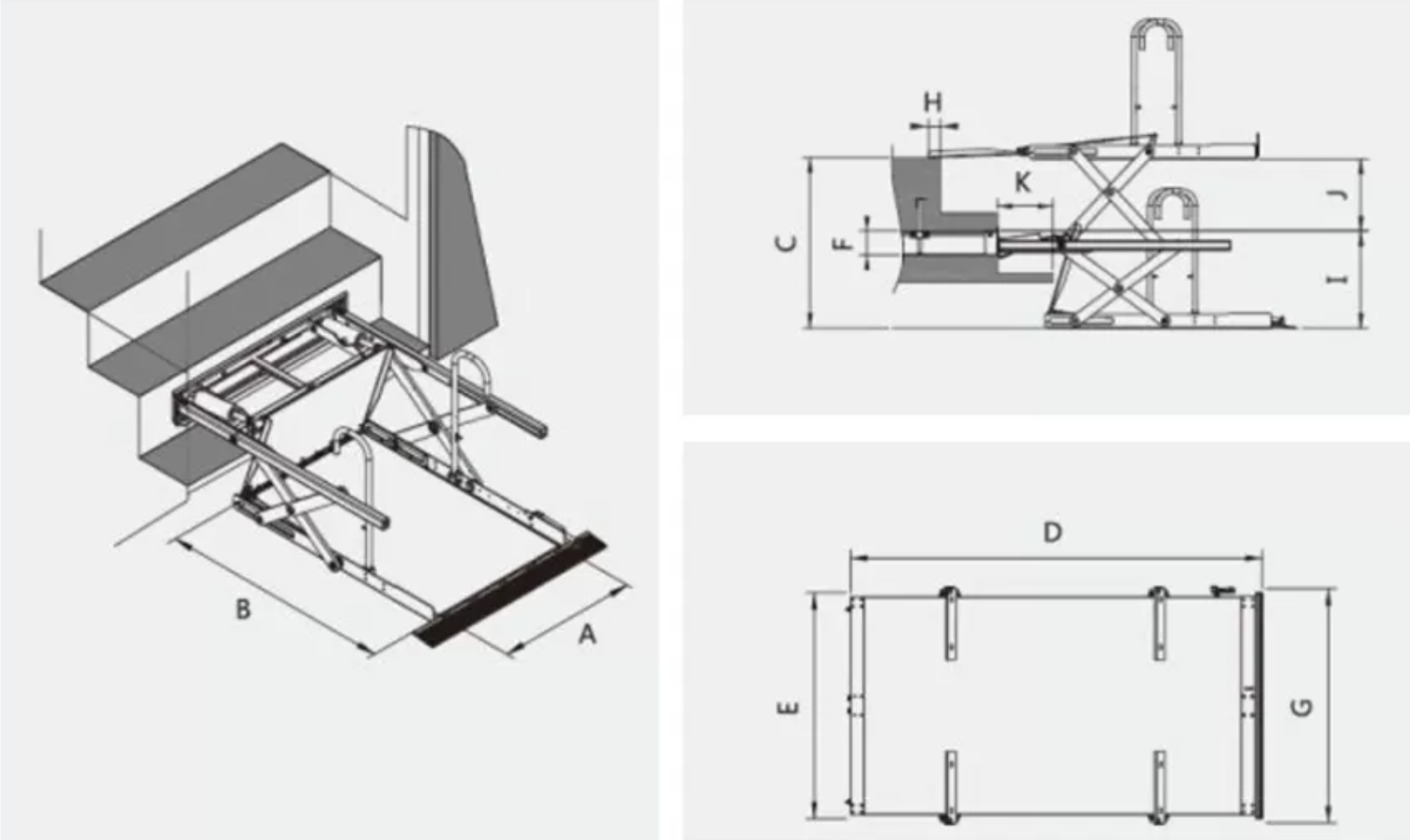 UVL-700/1300 Wheelchair Lift (In bus step) manufacture
