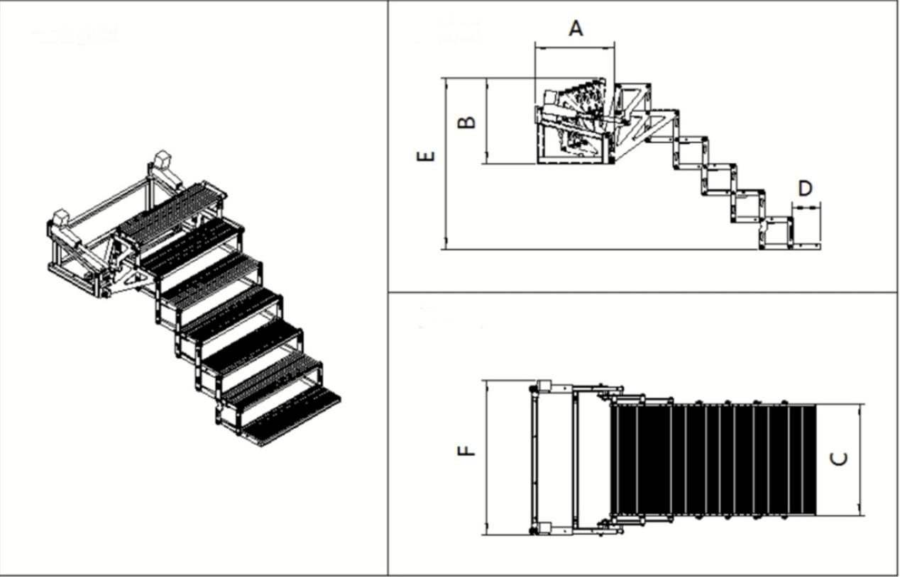 ES-F-5/6/7 Series Multi-level Steps manufacture