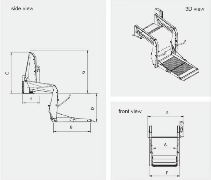 WL-D-880U Wheelchair Lift manufacture