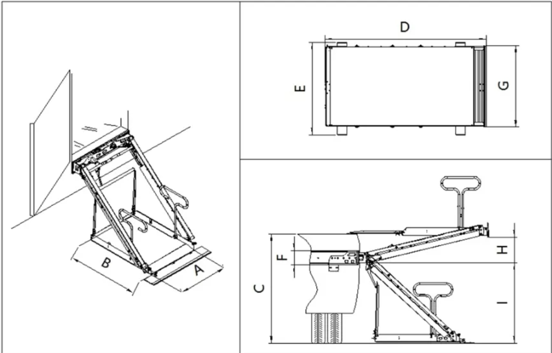 UVL-1650max Wheelchair Lift (Installed on vehicle beam) supplier