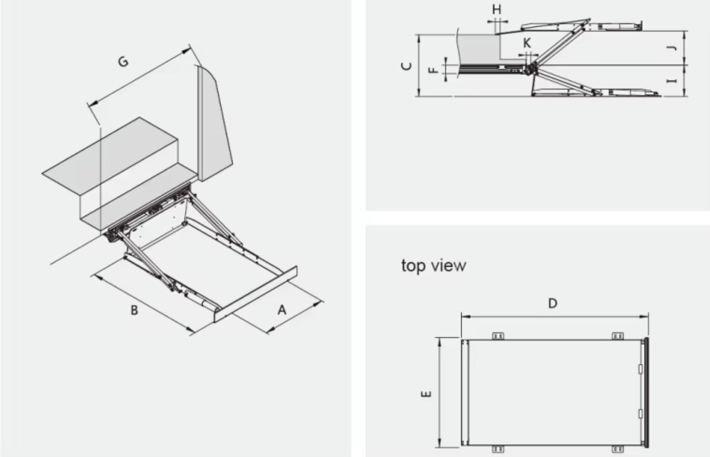 Mini-UVL Wheelchair Lift details