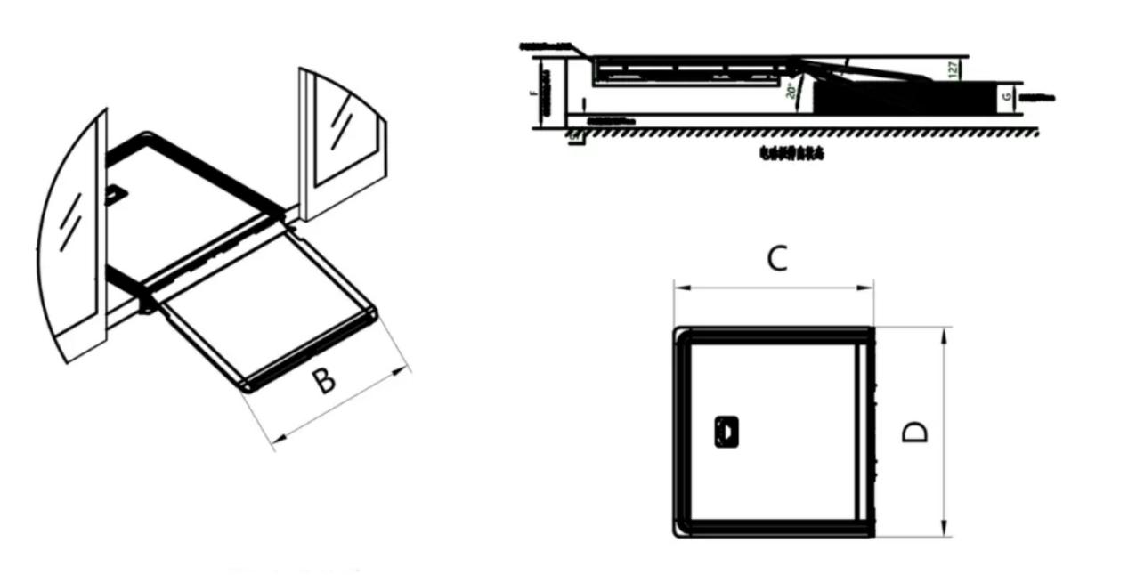 EWR-TD03 2-in-1 Wheelchair Ramp manufacture