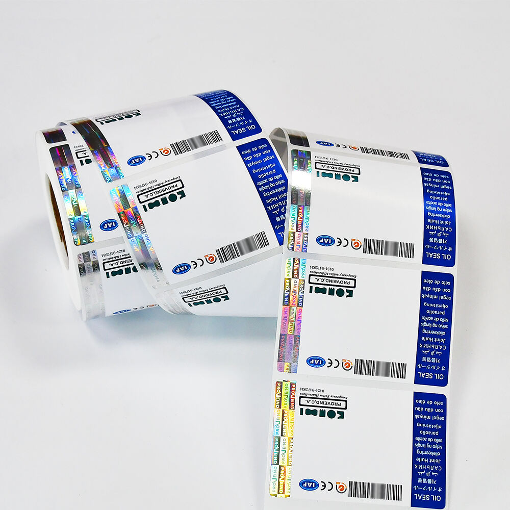 Adhesivos de Holograma de Marcado Caliente por Láser – Etiquetas de Seguridade de Foil Holográfico para a Protección da Marca