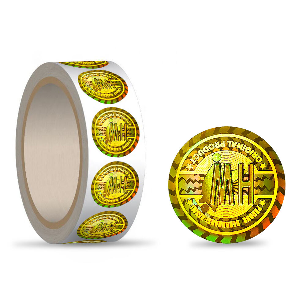 Custom 3D Hologram Void Sticker with Tamper-Evident Security
