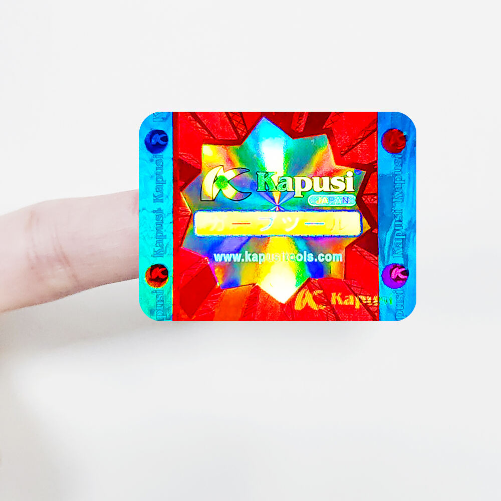 3D Holographic Serial Number Label | 20x20mm Rectangle | PET Film | Brand Protection for Packaging Boxes 