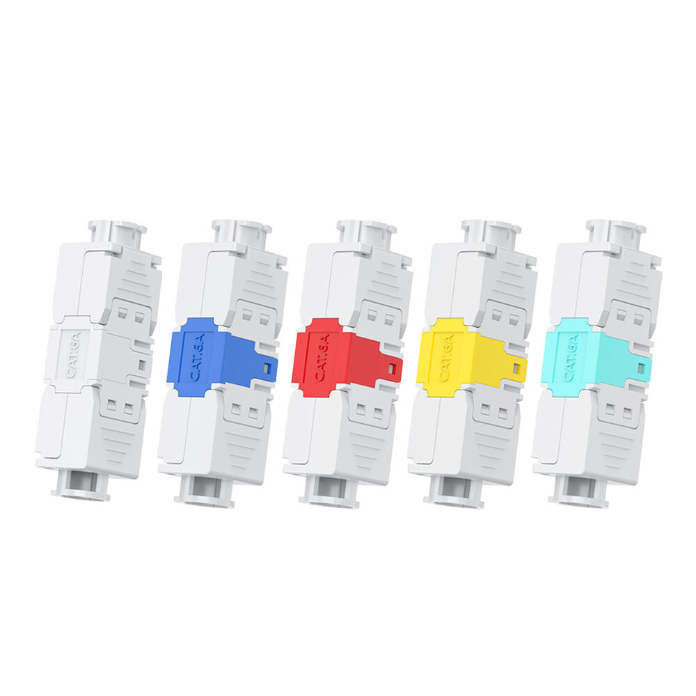 Cat6 Cat6A Cable Extender RJ45 UTP Toolless Lan Cable Extension Connector RJ45 UTP/ FTP Solutions, Telecommunication Copper