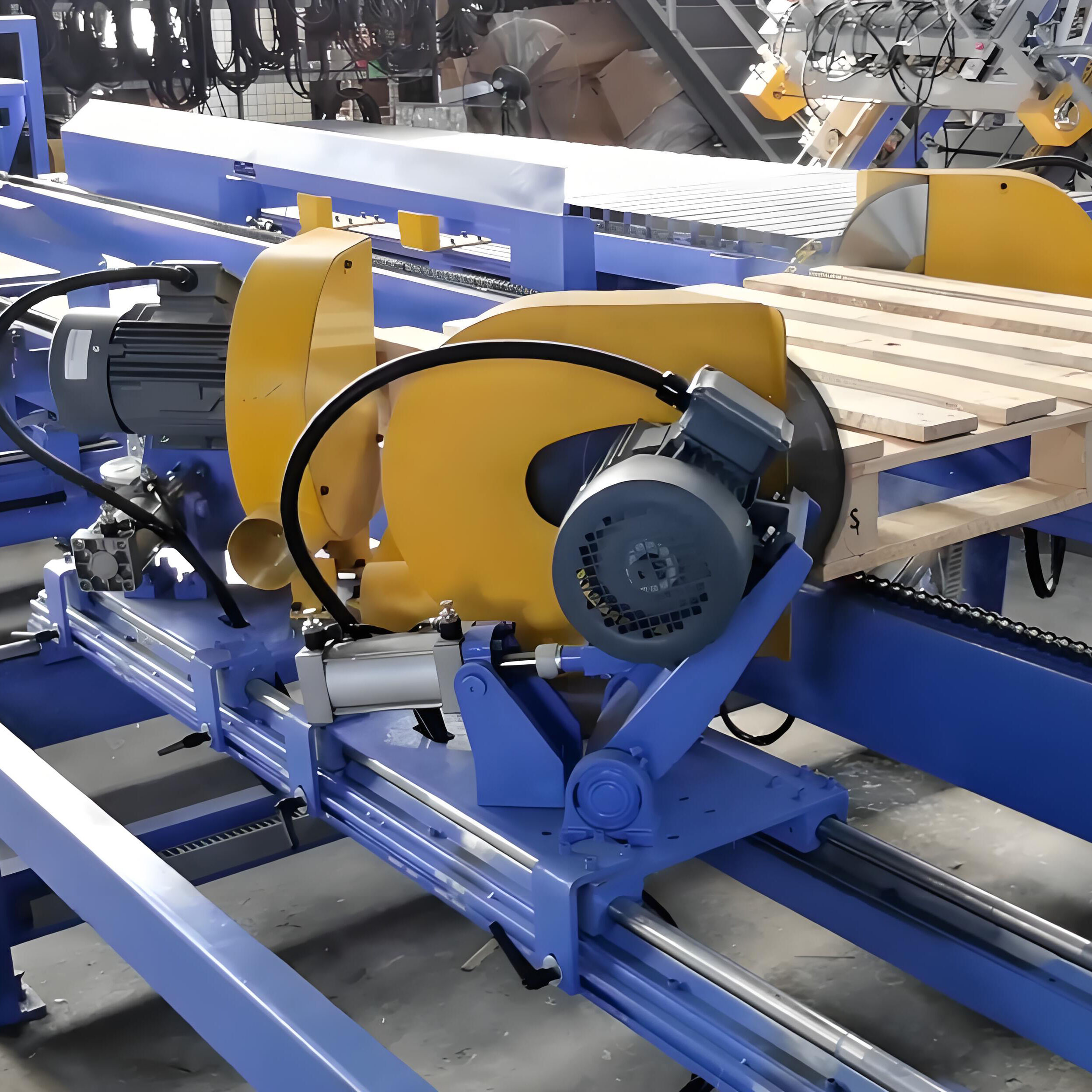 Automatic stapler for European Pallet