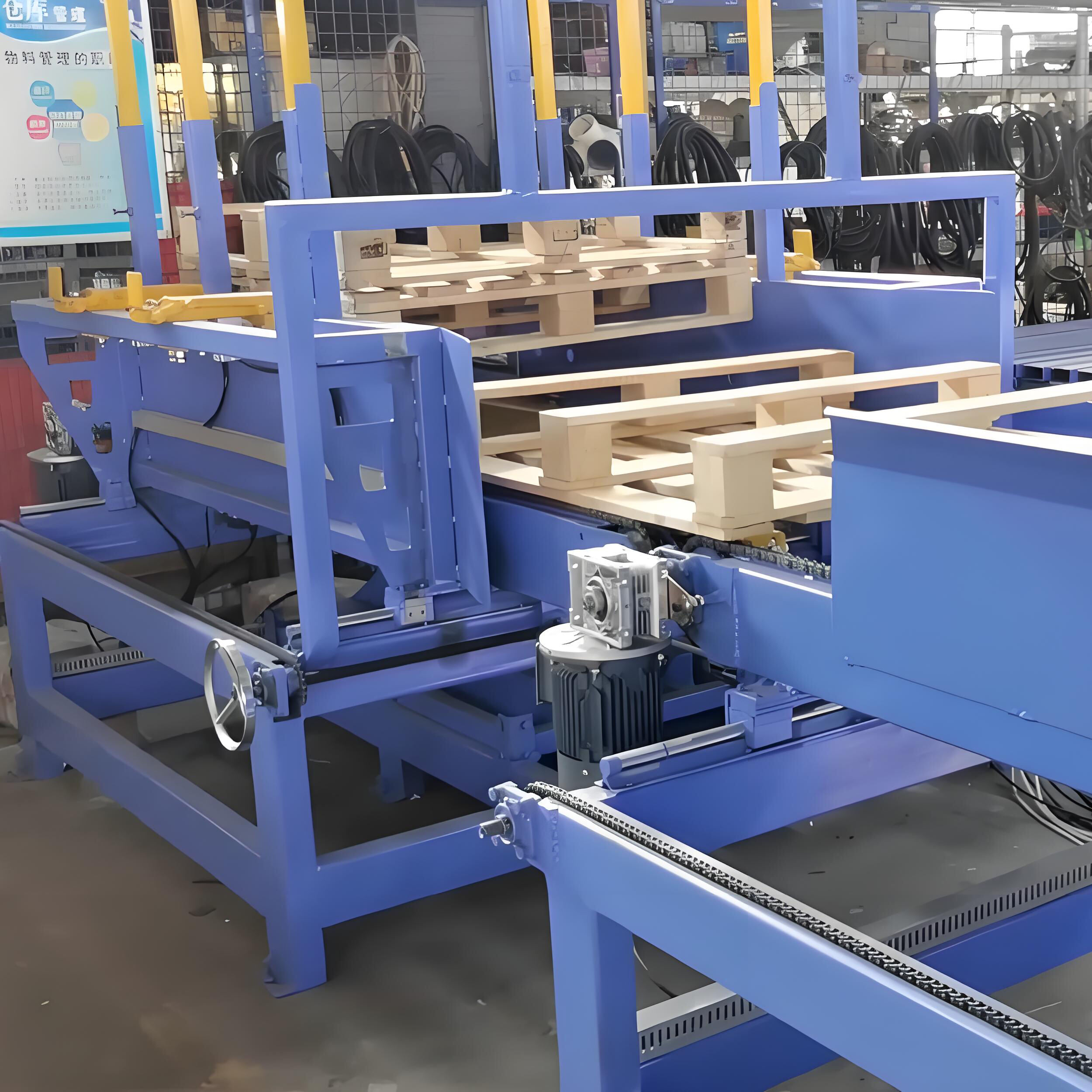 Automatic stapler for European Pallet