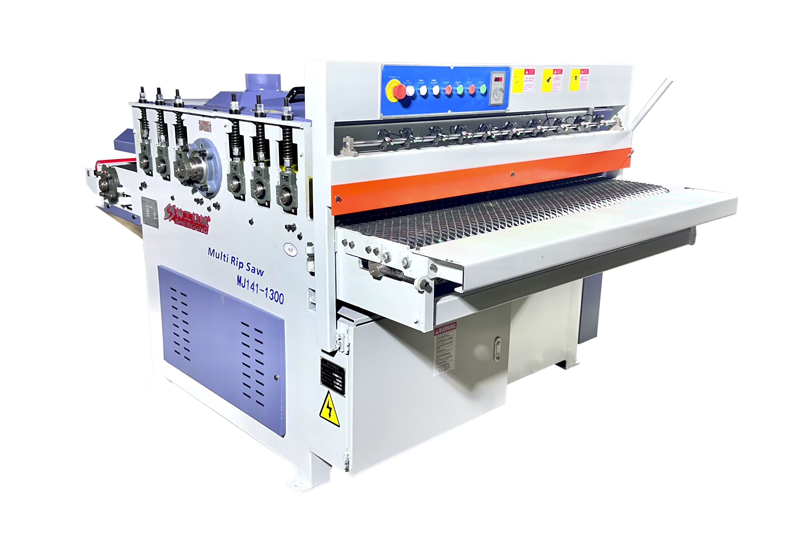 Straight-through edge cleaning machine