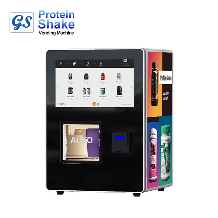 GS801 Fitness Equipment GYM Self-Service Energy Drinks Protein Shake Vending Machine with Card Payment