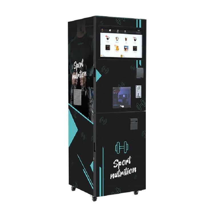 Pełny automatyczny automat sprzedający koktajle białkowe dla siłowni Automat sprzedający kawę GS