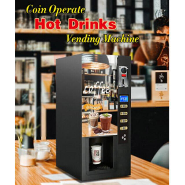 High quality and low price desktop 3 hot instant coffee vending machine