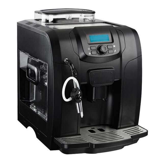 Máquina de café espresso automática importada YN-715, máquina de café inteligente para oficina, máquina de venta comercial mini de sobremesa