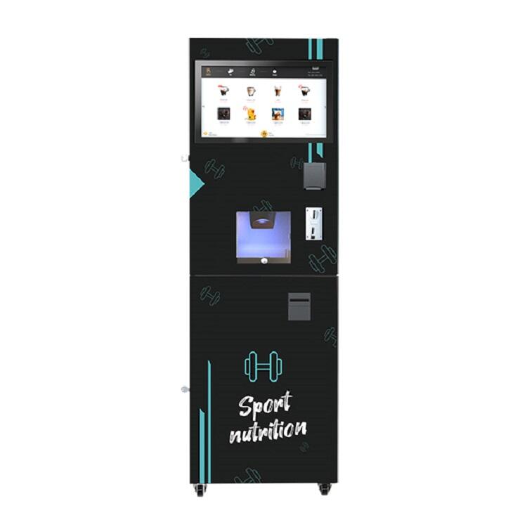 Pełny automatyczny automat sprzedający koktajle białkowe dla siłowni Automat sprzedający kawę GS